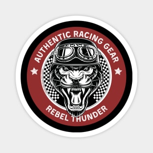 Rebel Thunder Racing Gear Panther Magnet